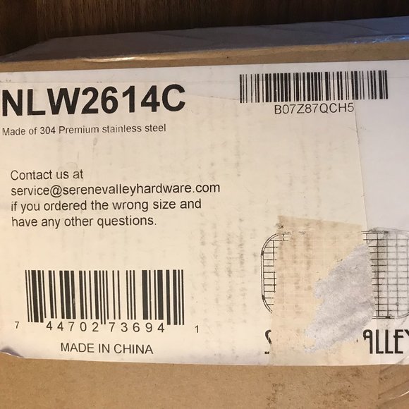 Serene Valley Sink Protector Basin 26-1/16" x 14-1/16" Stainless Steel NLW2614C - Picture 8 of 11